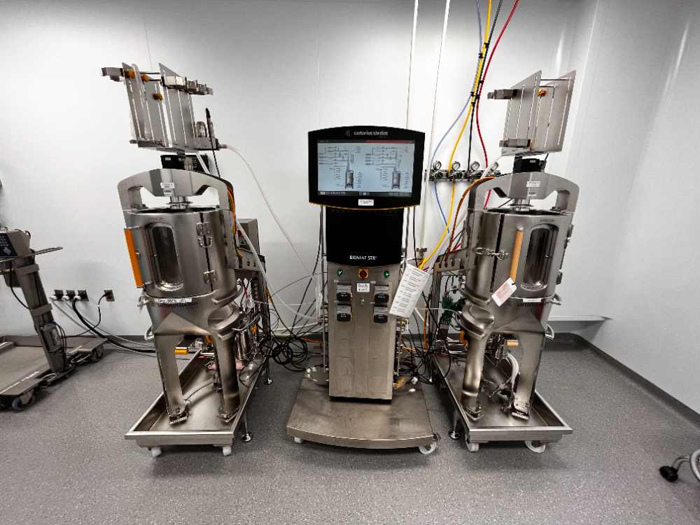 Image of Sartorius BIOSTAT STR Single-Use Bioreactor w/ (2) 50L Bag Holders
